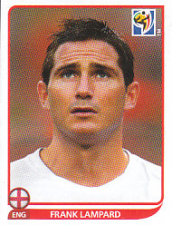 Frank Lampard England samolepka Panini World Cup 2010 #191